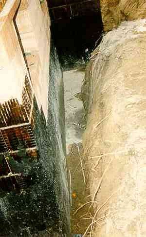 Entsorgung Bauschutt an Sperrung